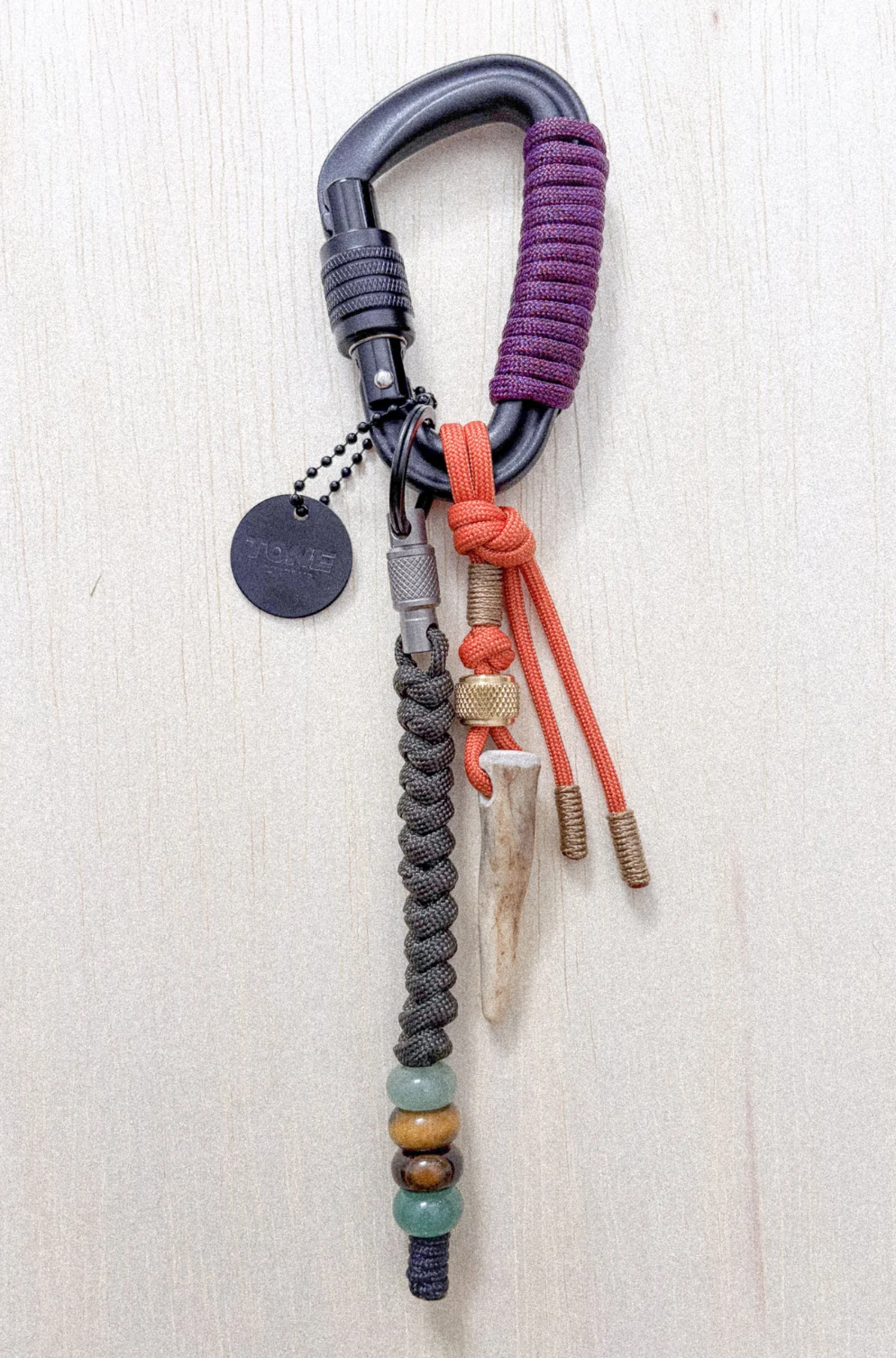 Featured handmade Buffalo Fang Keychain by Ciprikis Craft